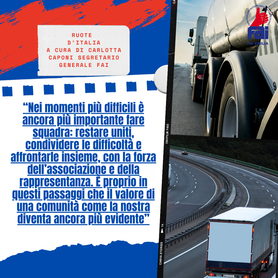 Ruote d'Italia: "Nei momenti più difficili è ancora più importante fare squadra con la forza dell’associazione”